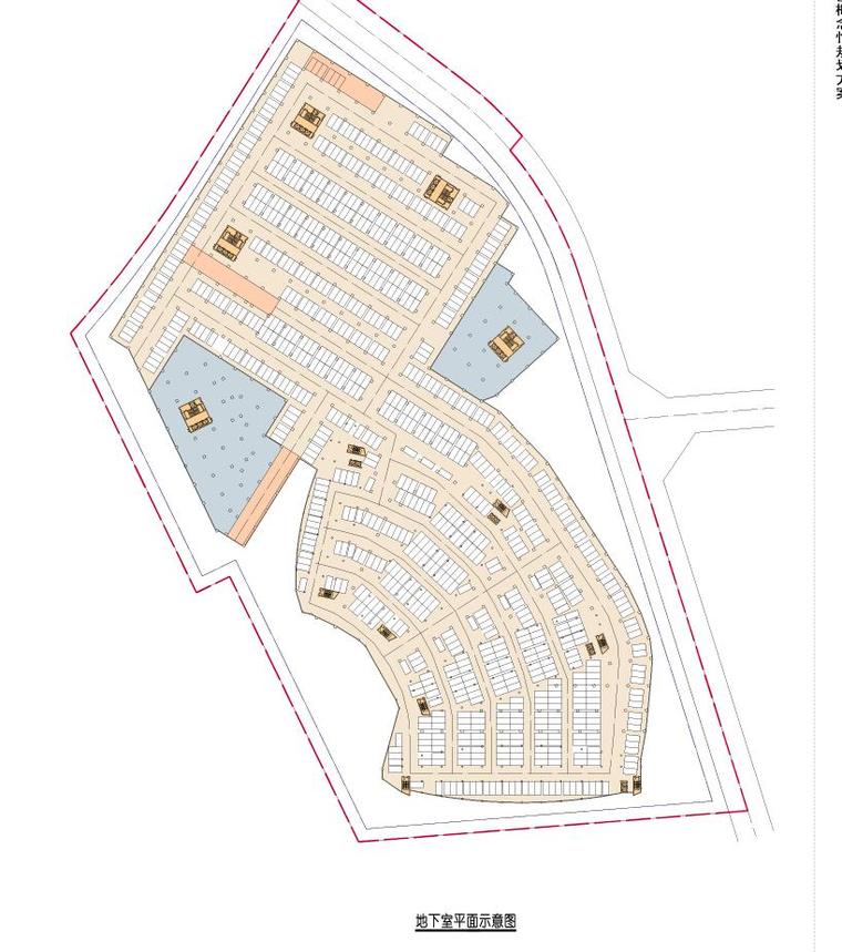 [云南]经开区建筑方案文本（包含JPG+CAD）-地下室示意图