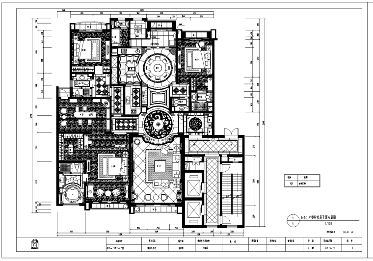 过厅立面图资料下载-北京星河湾B1a室内设计施工图及完工图片