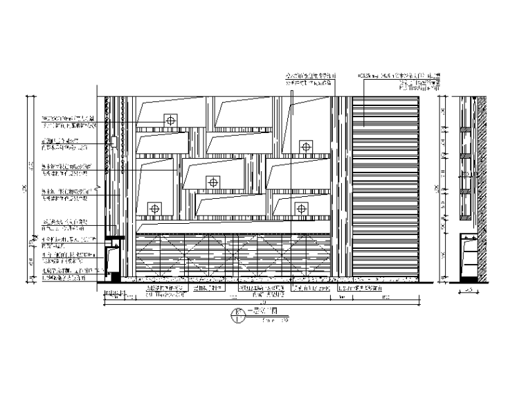 整套川味火锅店设计CAD施工图立面图