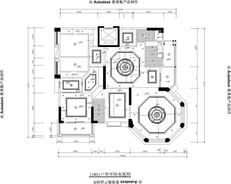 CAD顶棚设计资料下载-81款天花顶棚CAD图库大全