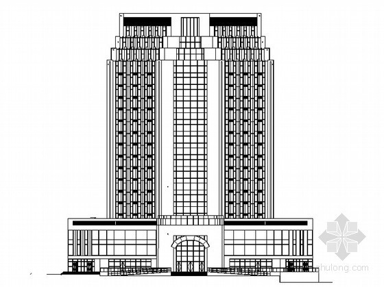 二层综合楼建筑CAD资料下载-某十二层综合楼建筑施工图