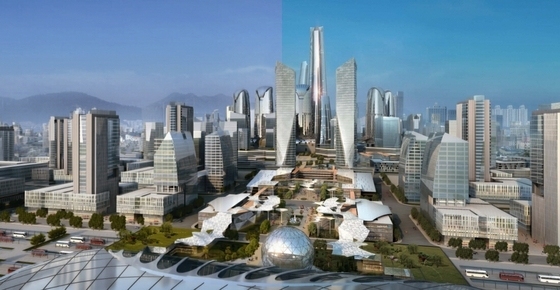 [四川]生态型城市规划设计方案文本-生态型城市规划效果图