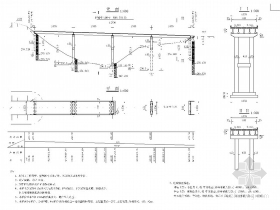 T形梁桥设计资料下载-4-30m预应混凝土力T形梁桥设计套图（87张）