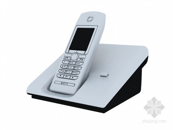 3d模型电话机资料下载-家用电话3D模型下载