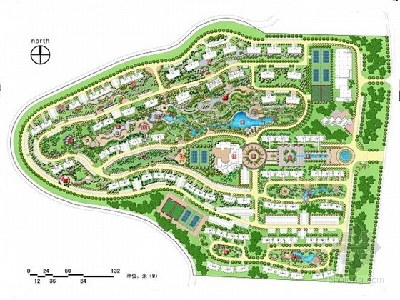 滨水游园景观设计资料下载-[山东]滨水小区环境景观设计方案