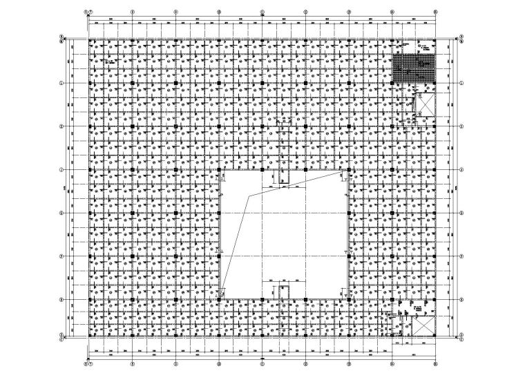 嵌墙施工图资料下载-[长沙]28层带裙房框支剪力墙商业广场结构图
