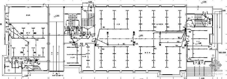图书综合楼电气设计资料下载-苏州某中学四层图书实验综合楼强电图纸