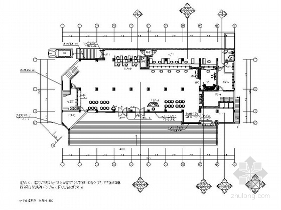 现代室内书吧设计CAD资料下载-[瑞安]现代农村合作银行室内CAD装修图