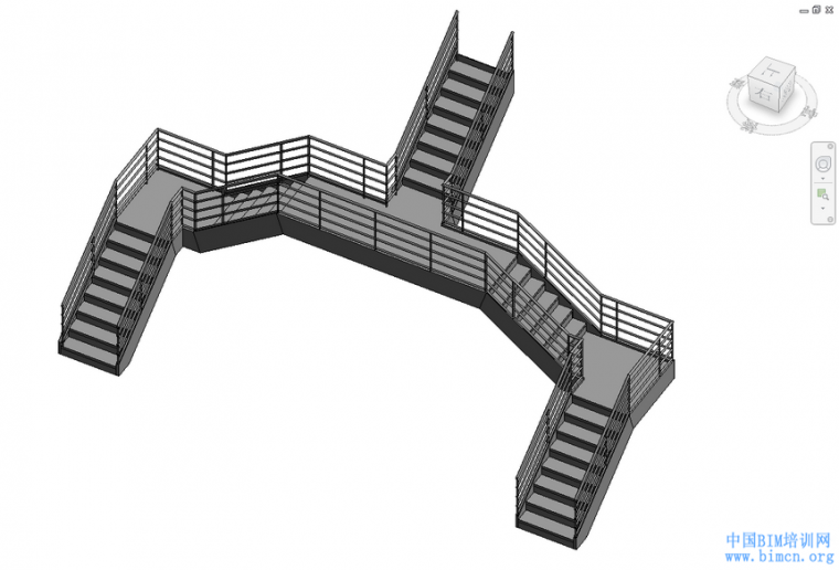 revit中楼梯资料下载-BIM软件小技巧：REVIT创建Y型路径楼梯