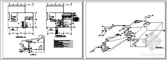 欧式墙剖面施工图资料下载-地下泵房剖面施工图