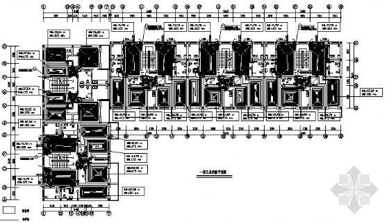 地板采暖设计图纸资料下载-某工程地板采暖图纸