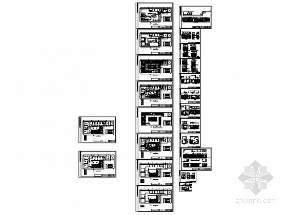 [浙江]大型材料展厅室内施工图- 