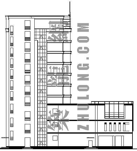 建筑设计方案电梯资料下载-某高档酒店建筑设计方案
