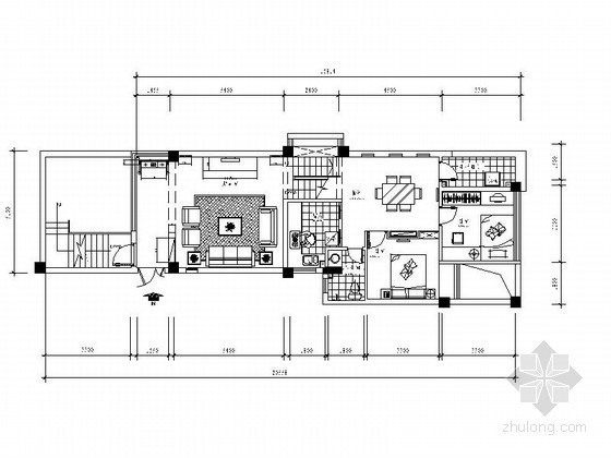 新中式联排别墅施工图资料下载-新中式联排别墅室内装修图（含实景）