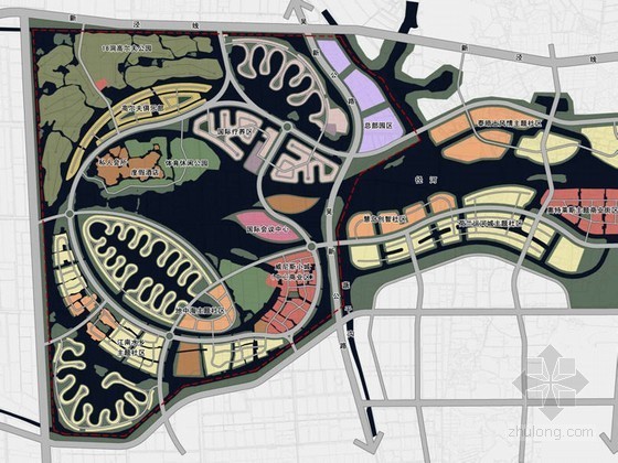 科技城地块概念性规划文本资料下载-[武汉]旅游城概念性规划设计
