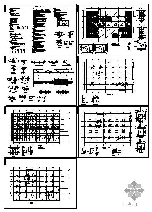 空心管结构资料下载-威海某现浇混凝土空心楼盖地下车库结构图