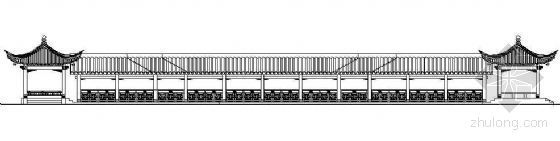 建筑物亭廊资料下载-组合亭廊施工详图