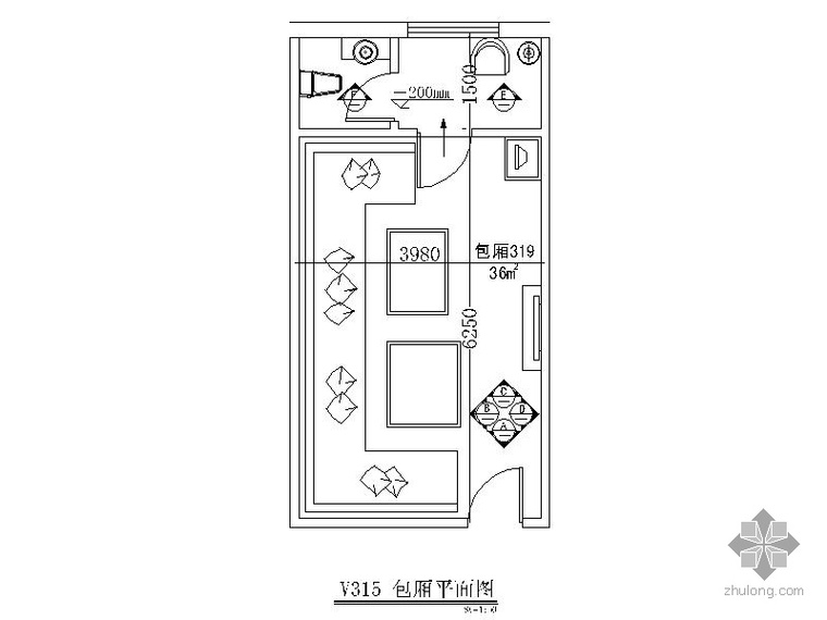 酒吧烧烤装修风格资料下载-酒吧包间装修图9