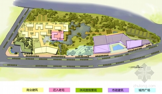 [陕西]国家旅游休闲度假区广场概念设计方案文本-国家旅游休闲度假区广场概念设计分析图