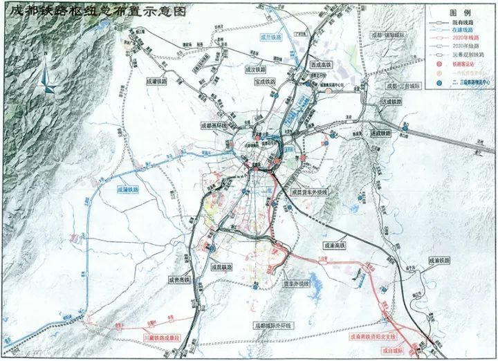 铁路枢纽总图资料下载-成都VS杭州！新一线城市的铁路枢纽规划较量，谁更有看点？