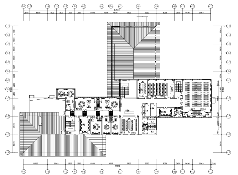 室内泳池施工图下载资料下载-青岛德馨温泉酒店全套施工图(附效果图)