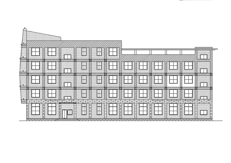 多层办公楼建筑cad图纸资料下载-多层办公楼建筑设计方案（CAD施工图）