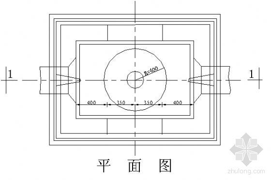 室外人手孔大样图资料下载-电缆分接箱手孔大样图