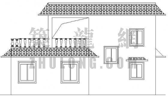 贵州厂房建筑设计方案文本资料下载-某水库管理房建筑设计方案