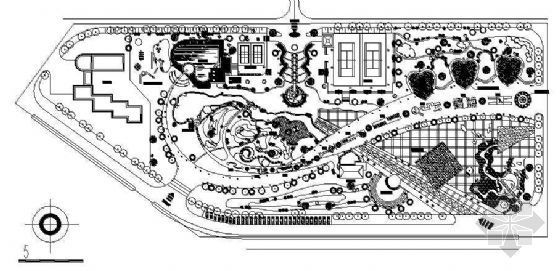 城市休闲广场施工图资料下载-长沙新村休闲广场景观施工图