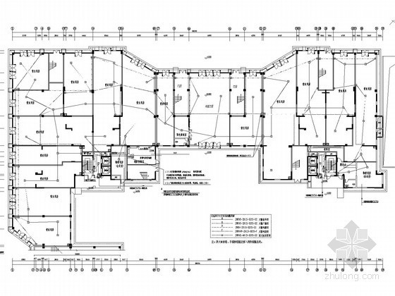 二类高层商住楼电气设计图资料下载-[四川]二类高层商住楼群强弱电施图