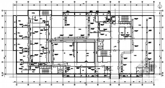 地暖系统竣工图资料下载-[青岛]医院暖通空调竣工图