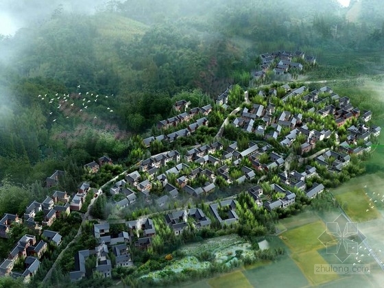[成都]“林盘”风貌旅游小镇重建规划方案