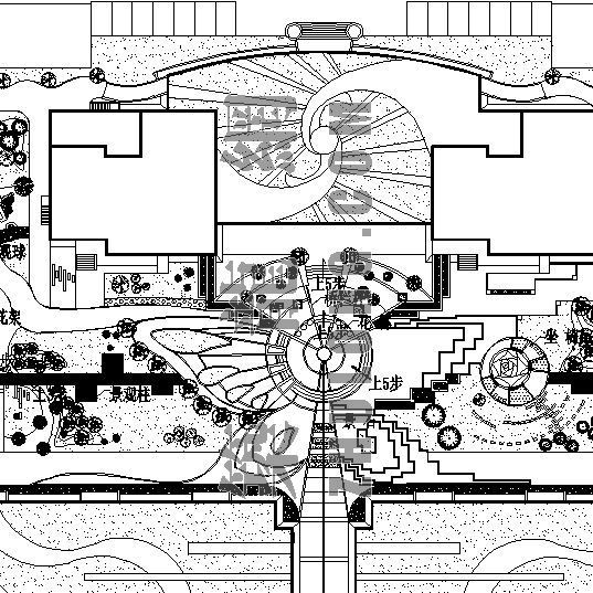 居住小区总体规划资料下载-某小区园林总体规划图