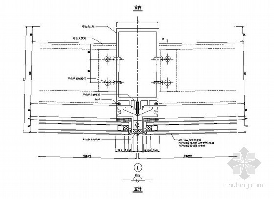 玻璃幕墙结构节点详图资料下载-多种玻璃幕墙节点详图