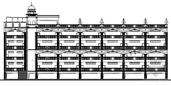 小学教室建筑施工图资料下载-某四层小学建筑施工图