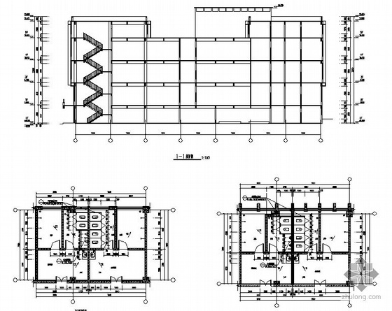 [威海]某高校分校节能型学生生活综合服务楼建筑施工套图（含节能设计）- 