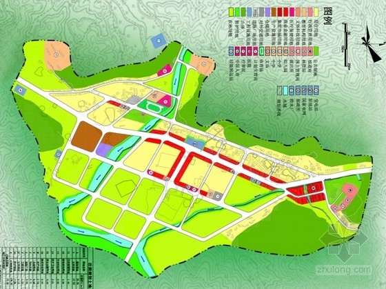 城市区域总体规划总平面资料下载-[五云镇]某区域总体规划设计文本