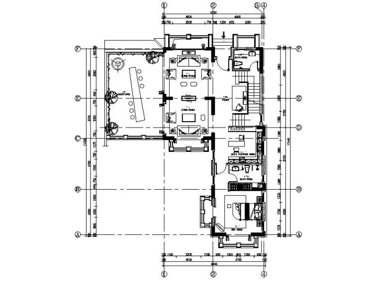 室内设计方案施工节点图资料下载-[海口]复古奢华低层别墅样板间室内设计施工图（含软装方案）