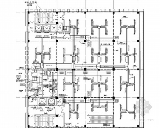 商场屋顶图资料下载-[辽宁]四层商场及车库空调防排烟系统设计施工图（甲级设计院）