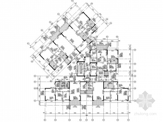 7层住宅结构图纸资料下载-7度区9层剪力墙住宅部分结构施工图