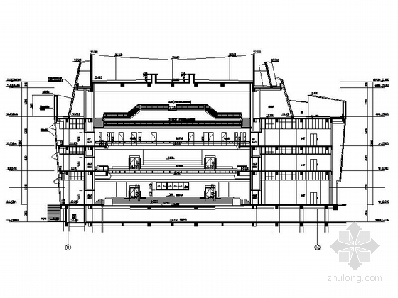 某五层现代风格音乐厅建筑施工图-图6