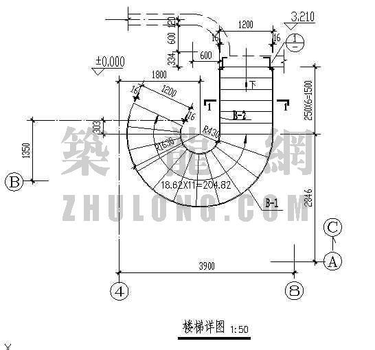 钢结构外挂圆弧楼梯资料下载-钢结构楼梯