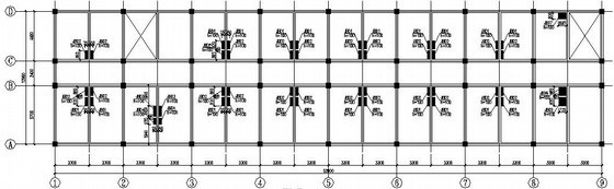 六层酒店平面布置图资料下载-地上六层框架酒店改造结构施工图