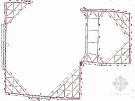 基坑混凝土角撑节点资料下载-[浙江]临近既有建筑深基坑排桩加角撑支护施工图