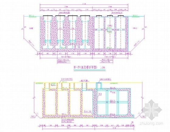 雨水管道接口大样资料下载-[湖南]雨水泵站改扩建工程全套施工图（含结构图 电气图 给排水）