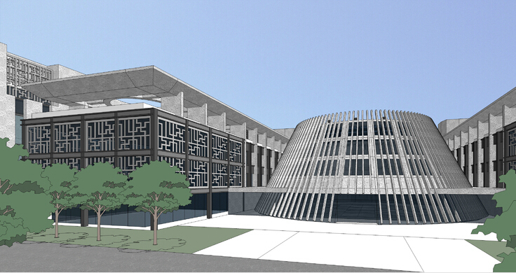 [浙江]绍兴市行政中心规划方案sketchup模型-绍兴市行政中心规划方案sketchup模型3