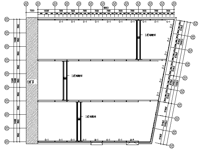 鹏翔岗石有限公司A栋门式钢屋架扩建厂房（CAD，15张）_2