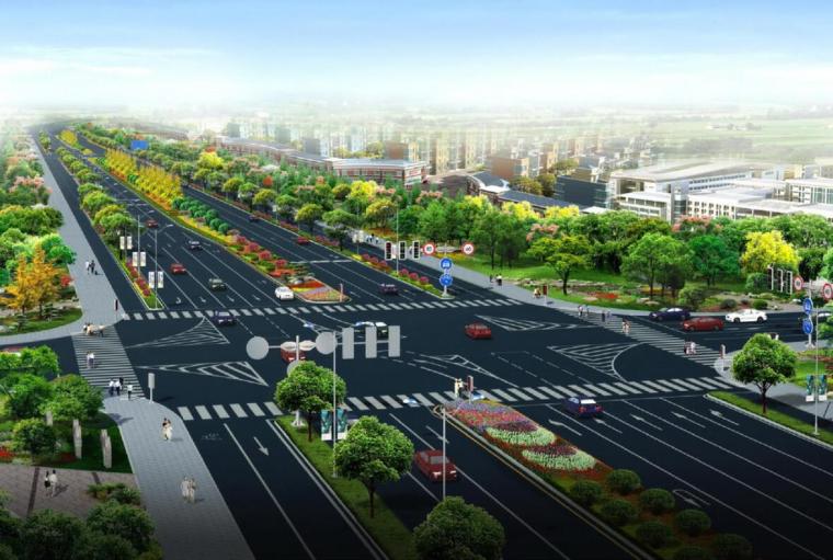 8m道路绿化设计资料下载-[浙江]迎检道路绿化景观提升设计文本（JPG+157页）