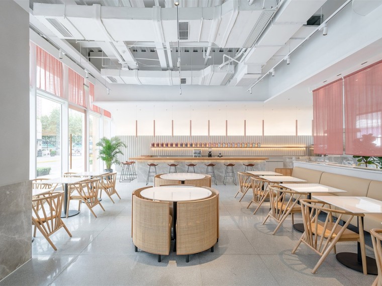 茶公司展示空间设计资料下载-上海艮上茶餐厅