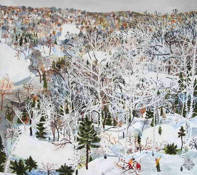 风景人物油画资料下载-12MonthSeries/SophiaHeymans